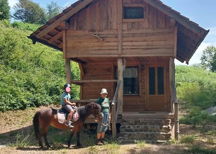 Ferienhaus Cowboy House At Ranch Lambergar Gabrovka